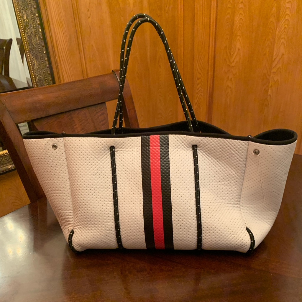 Haute Shore Bag Matching Clutch, Light & Roomy. Multi-Purpose & Neoprene Tote